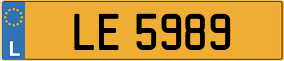 Truck License Plate